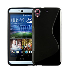 S-Line Transparent Gel Soft Case for HTC Desire 626 Black