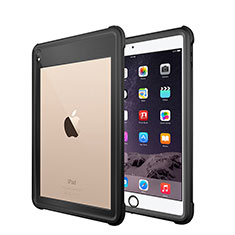 Silicone and Plastic Waterproof Cover Case 360 Degrees Underwater Shell for Apple iPad Pro 10.5 Black