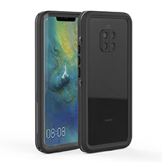 Silicone and Plastic Waterproof Cover Case 360 Degrees Underwater Shell for Huawei Mate 20 Pro Black