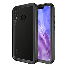 Silicone and Plastic Waterproof Cover Case 360 Degrees Underwater Shell for Huawei P20 Lite Black