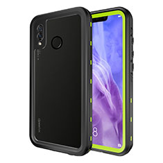 Silicone and Plastic Waterproof Cover Case 360 Degrees Underwater Shell for Huawei P20 Lite Green