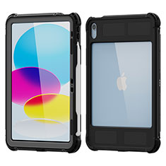 Silicone and Plastic Waterproof Cover Case 360 Degrees Underwater Shell W01 for Apple iPad 10.9 (2022) Black