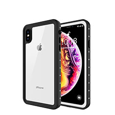 Silicone and Plastic Waterproof Cover Case 360 Degrees Underwater Shell W01 for Apple iPhone X White