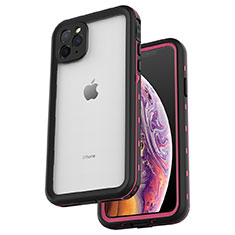 Silicone and Plastic Waterproof Cover Case 360 Degrees Underwater Shell W04 for Apple iPhone 11 Pro Max Rose Gold
