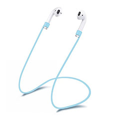 Silicone Anti-lost Strap Wire Cable Connector C01 for Apple AirPods Blue