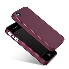 Silicone Candy Rubber Case TPU for Apple iPhone 4 Red