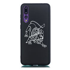 Silicone Candy Rubber Gel Constellation Soft Case Cover S02 for Huawei P20 Pro Black
