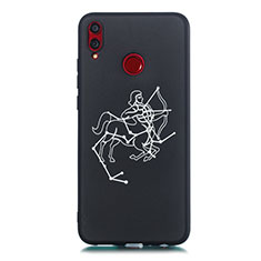 Silicone Candy Rubber Gel Constellation Soft Case Cover S03 for Huawei Honor V10 Lite Black