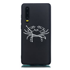 Silicone Candy Rubber Gel Constellation Soft Case Cover S12 for Huawei P30 Black