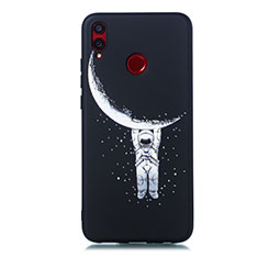 Silicone Candy Rubber Gel Fashionable Pattern Soft Case Cover for Huawei Honor V10 Lite Black