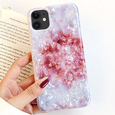 Silicone Candy Rubber Gel Fashionable Pattern Soft Case Cover S01 for Apple iPhone 11 Pink
