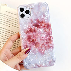 Silicone Candy Rubber Gel Fashionable Pattern Soft Case Cover S01 for Apple iPhone 11 Pro Pink