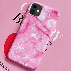 Silicone Candy Rubber Gel Fashionable Pattern Soft Case Cover S02 for Apple iPhone 11 Pink