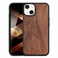 Silicone Candy Rubber Gel Fashionable Pattern Soft Case Cover S03 for Apple iPhone 15 Plus Brown