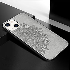 Silicone Candy Rubber Gel Fashionable Pattern Soft Case Cover S05 for Apple iPhone 13 Mini Gray