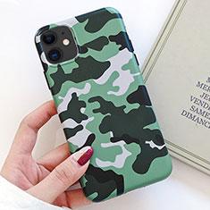Silicone Candy Rubber Gel Fashionable Pattern Soft Case Cover S09 for Apple iPhone 11 Green
