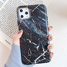 Silicone Candy Rubber Gel Fashionable Pattern Soft Case Cover S11 for Apple iPhone 11 Pro Black