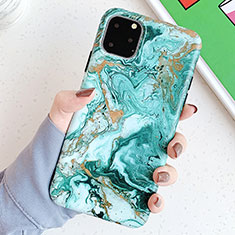 Silicone Candy Rubber Gel Fashionable Pattern Soft Case Cover S11 for Apple iPhone 11 Pro Max Green