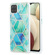 Silicone Candy Rubber Gel Fashionable Pattern Soft Case Cover Y01B for Samsung Galaxy A12 Nacho Green