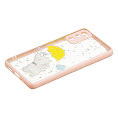 Silicone Candy Rubber Gel Fashionable Pattern Soft Case Cover Y01X for Samsung Galaxy S20 FE 4G Yellow