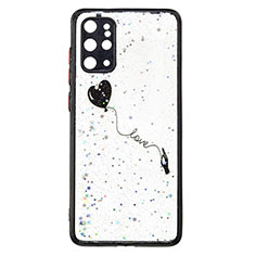 Silicone Candy Rubber Gel Fashionable Pattern Soft Case Cover Y01X for Samsung Galaxy S20 Plus 5G Black