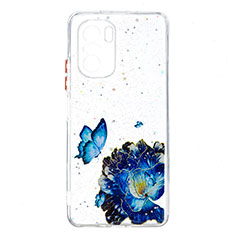 Silicone Candy Rubber Gel Fashionable Pattern Soft Case Cover Y01X for Xiaomi Mi 11X Pro 5G Blue