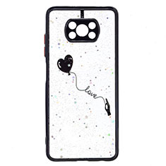 Silicone Candy Rubber Gel Fashionable Pattern Soft Case Cover Y01X for Xiaomi Poco X3 Black