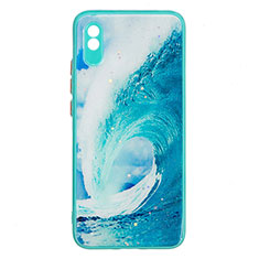 Silicone Candy Rubber Gel Fashionable Pattern Soft Case Cover Y01X for Xiaomi Redmi 9A Green