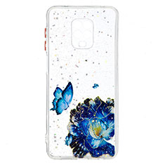 Silicone Candy Rubber Gel Fashionable Pattern Soft Case Cover Y01X for Xiaomi Redmi Note 9 Pro Max Blue