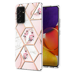 Silicone Candy Rubber Gel Fashionable Pattern Soft Case Cover Y02B for Samsung Galaxy A25 5G Pink