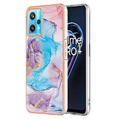 Silicone Candy Rubber Gel Fashionable Pattern Soft Case Cover Y03B for Realme 9 Pro 5G Blue