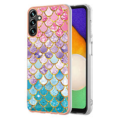 Silicone Candy Rubber Gel Fashionable Pattern Soft Case Cover Y03B for Samsung Galaxy A04s Colorful