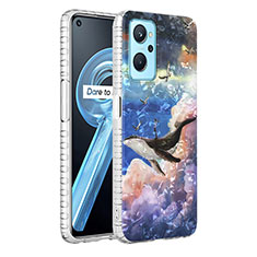 Silicone Candy Rubber Gel Fashionable Pattern Soft Case Cover Y04B for Oppo A96 4G Mixed