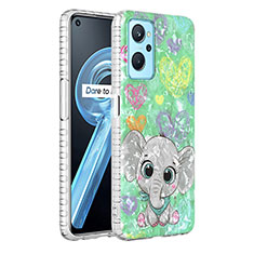 Silicone Candy Rubber Gel Fashionable Pattern Soft Case Cover Y04B for Realme 9i 4G Colorful