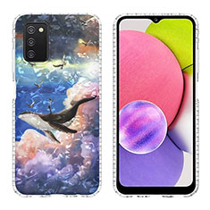 Silicone Candy Rubber Gel Fashionable Pattern Soft Case Cover Y04B for Samsung Galaxy A02s Mixed