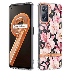 Silicone Candy Rubber Gel Fashionable Pattern Soft Case Cover Y06B for Oppo A96 4G Pink