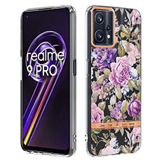 Silicone Candy Rubber Gel Fashionable Pattern Soft Case Cover Y06B for Realme 9 5G Clove Purple