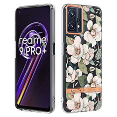 Silicone Candy Rubber Gel Fashionable Pattern Soft Case Cover Y06B for Realme 9 Pro+ Plus 5G White