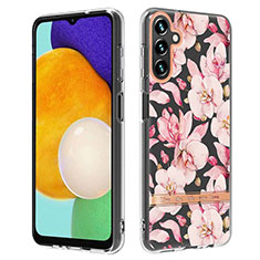 Silicone Candy Rubber Gel Fashionable Pattern Soft Case Cover Y06B for Samsung Galaxy A04s Pink