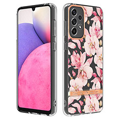 Silicone Candy Rubber Gel Fashionable Pattern Soft Case Cover Y06B for Samsung Galaxy A33 5G Pink