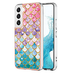 Silicone Candy Rubber Gel Fashionable Pattern Soft Case Cover Y10B for Samsung Galaxy S23 5G Mixed