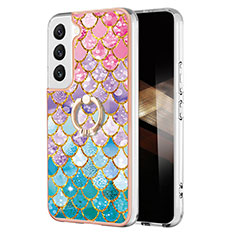 Silicone Candy Rubber Gel Fashionable Pattern Soft Case Cover Y15B for Samsung Galaxy S24 5G Mixed