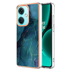 Silicone Candy Rubber Gel Fashionable Pattern Soft Case Cover YB1 for OnePlus Nord CE 3 5G Green