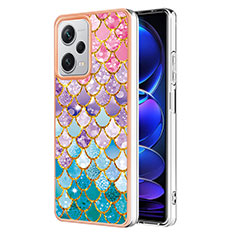 Silicone Candy Rubber Gel Fashionable Pattern Soft Case Cover YB4 for Xiaomi Redmi Note 12 Explorer Colorful