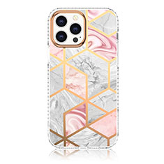 Silicone Candy Rubber Gel Fashionable Pattern Soft Case Cover YJ1 for Apple iPhone 13 Pro Max Mixed