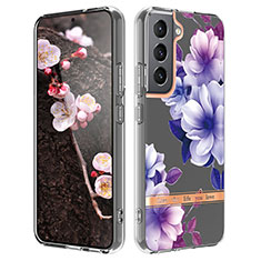 Silicone Candy Rubber Gel Flowers Soft Case Cover for Samsung Galaxy S22 5G Mixed