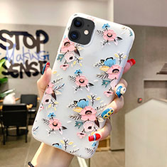 Silicone Candy Rubber Gel Flowers Soft Case Cover H11 for Apple iPhone 11 Mixed