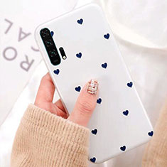 Silicone Candy Rubber Gel Flowers Soft Case Cover K02 for Huawei Honor 20 Pro White