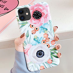 Silicone Candy Rubber Gel Flowers Soft Case Cover S05 for Apple iPhone 11 Mixed