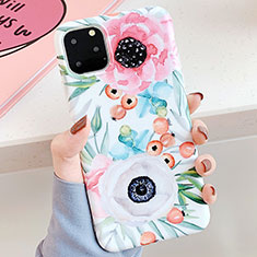Silicone Candy Rubber Gel Flowers Soft Case Cover S05 for Apple iPhone 11 Pro Max Mixed